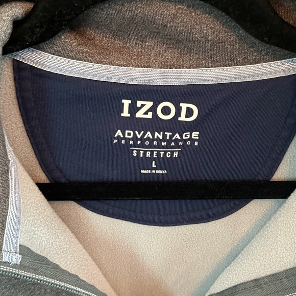 Izod Men’s Advantage Performance Mock Collar Pullover, Large - Picture 2 of 6